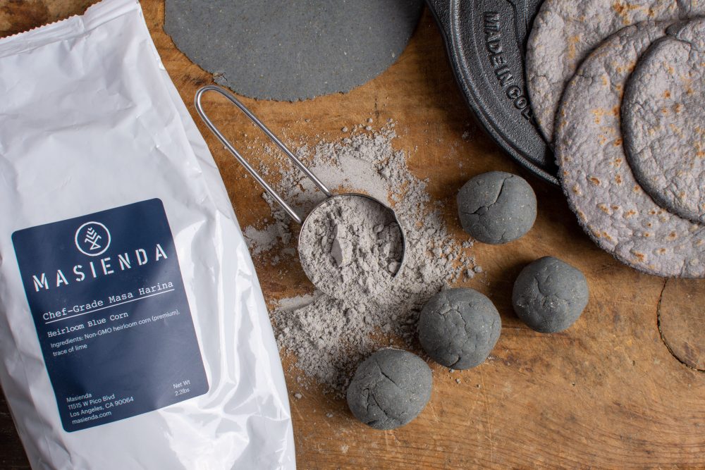 For tender tortillas, try this blue corn masa harina.