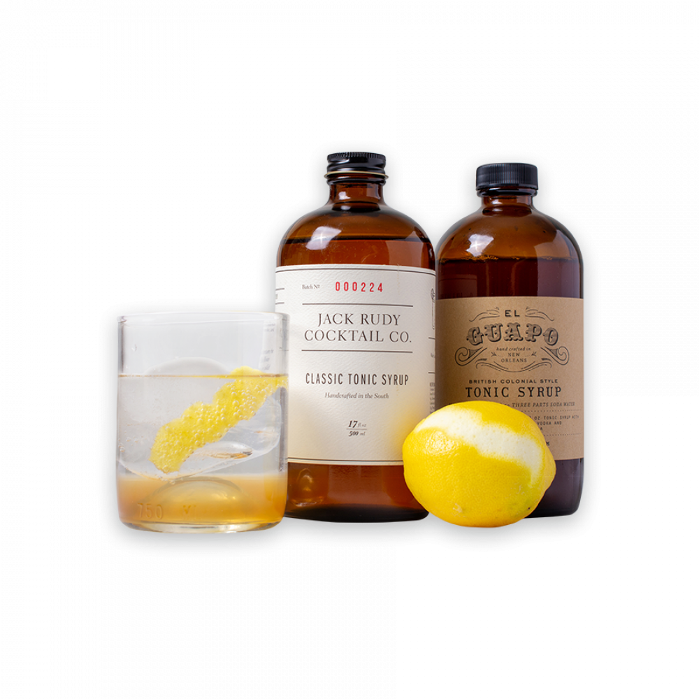 Customize tonic water to your liking with these artisanal syrups—just mix with soda water.