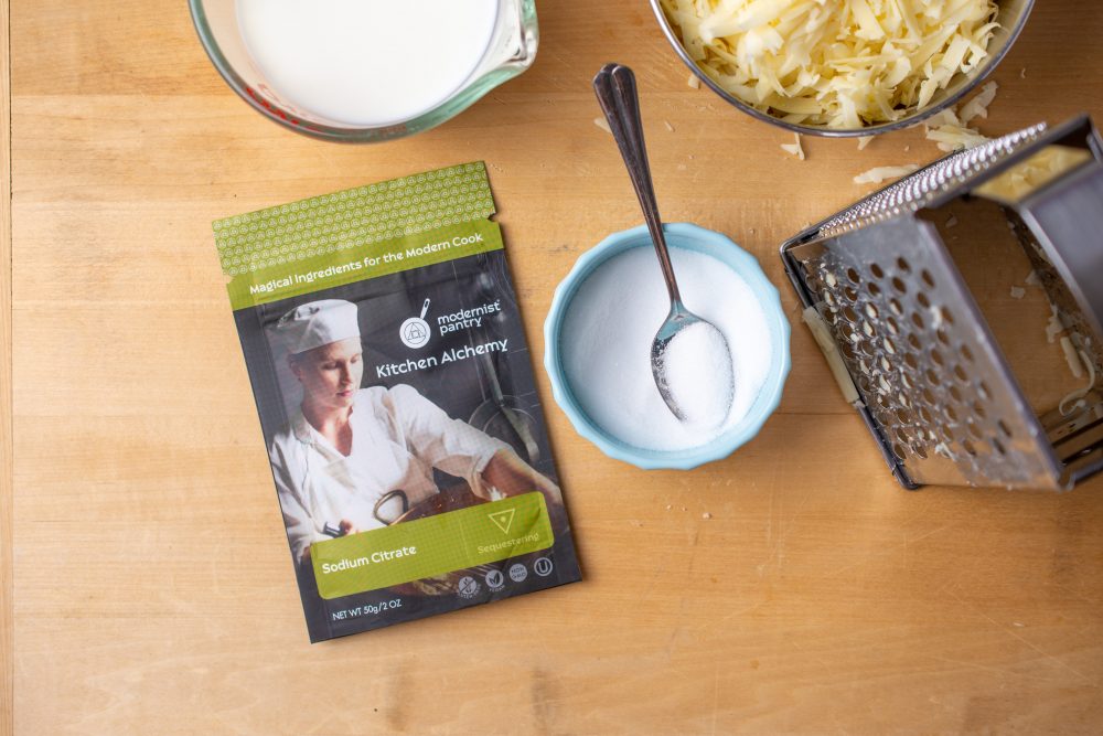 Sodium citrate: the key to smooth cheese sauces.