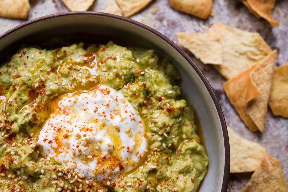 Mashed Avocado w Sesame Header