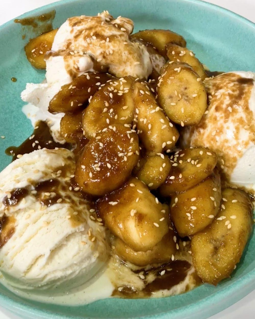Miso Cardamom Bananas Foster