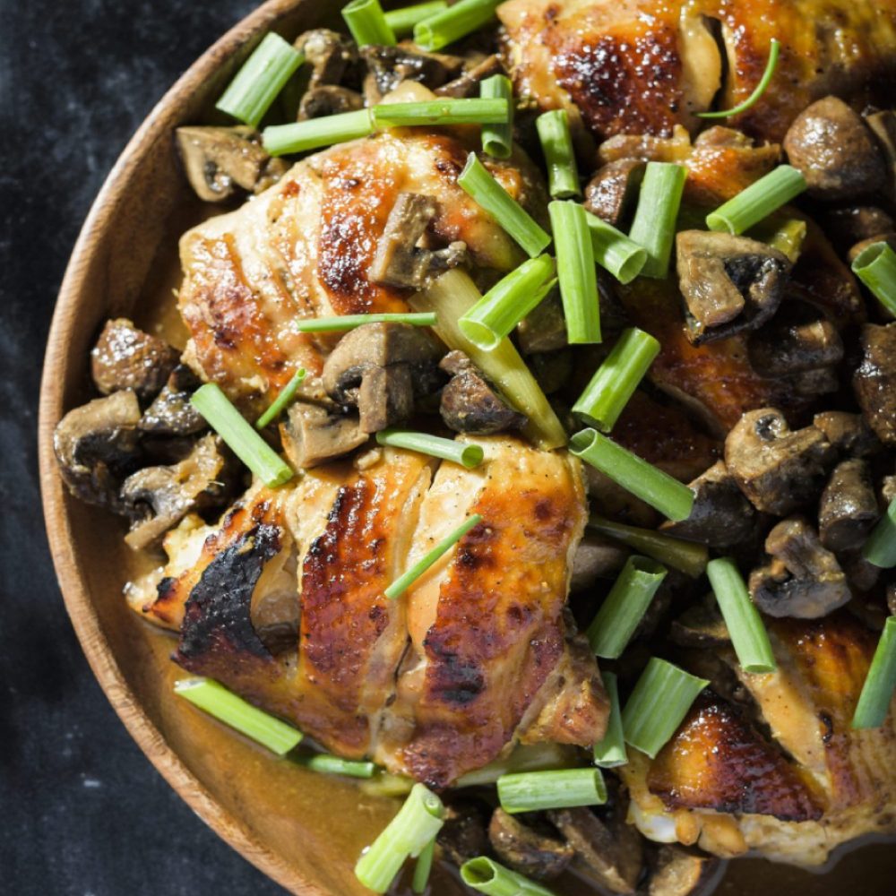 Miso glazed chicken milk street