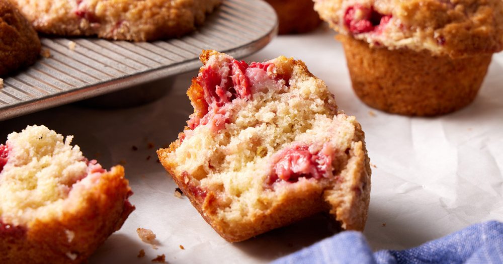 Olive Oil is the Secret to Perfect Lemon Raspberry Muffins 1