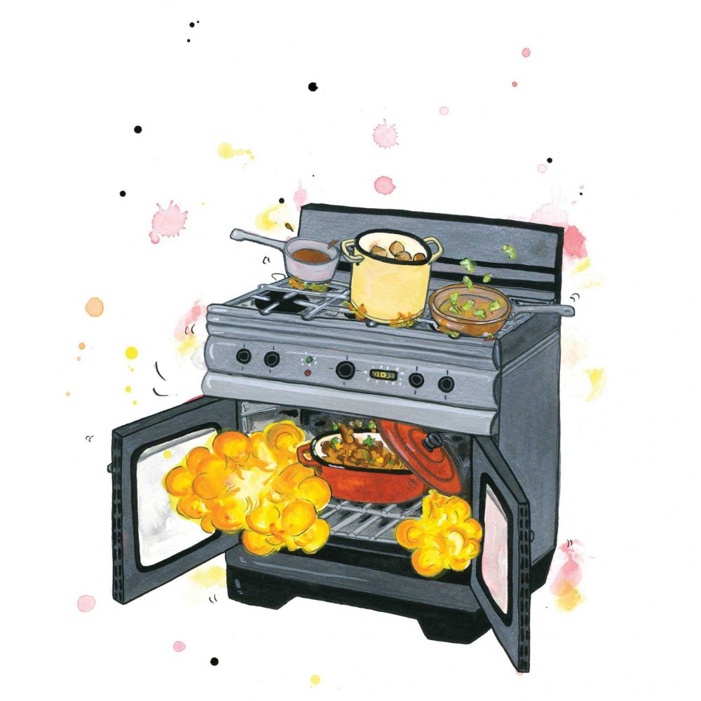 Oven Exploding