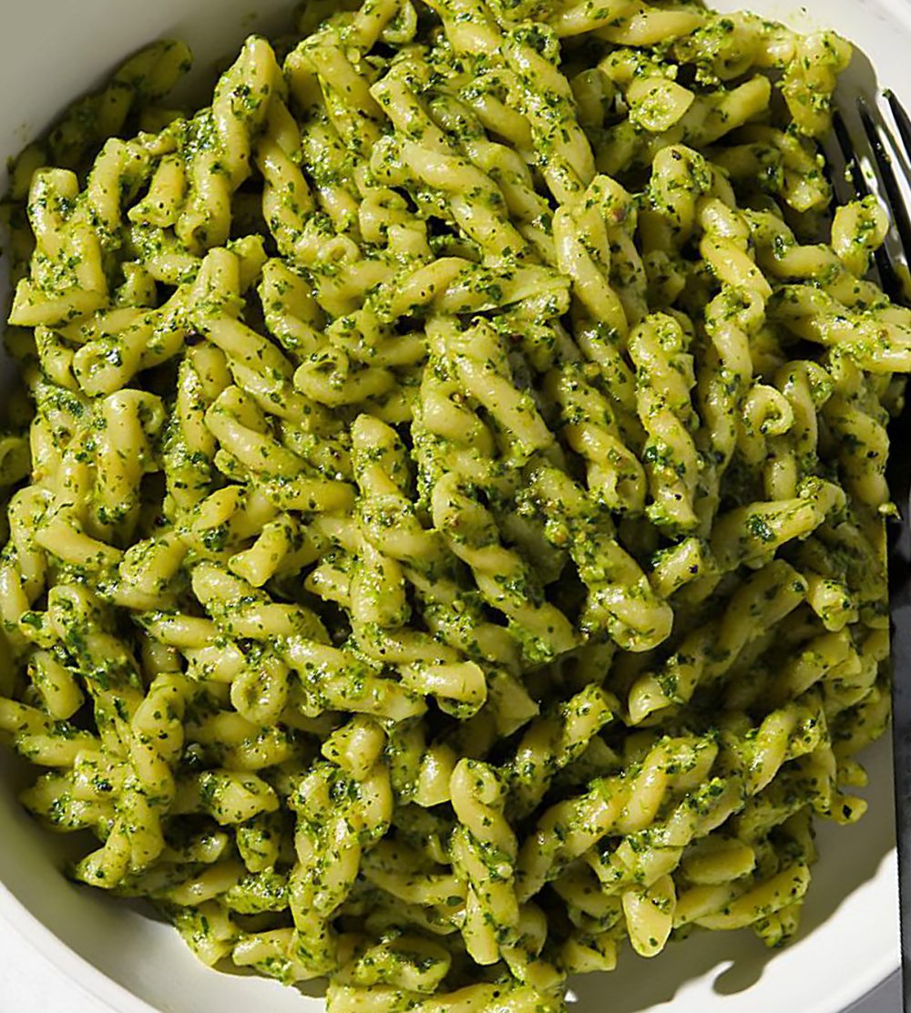 Pasta Parsley Walnut Caper Pesto Home