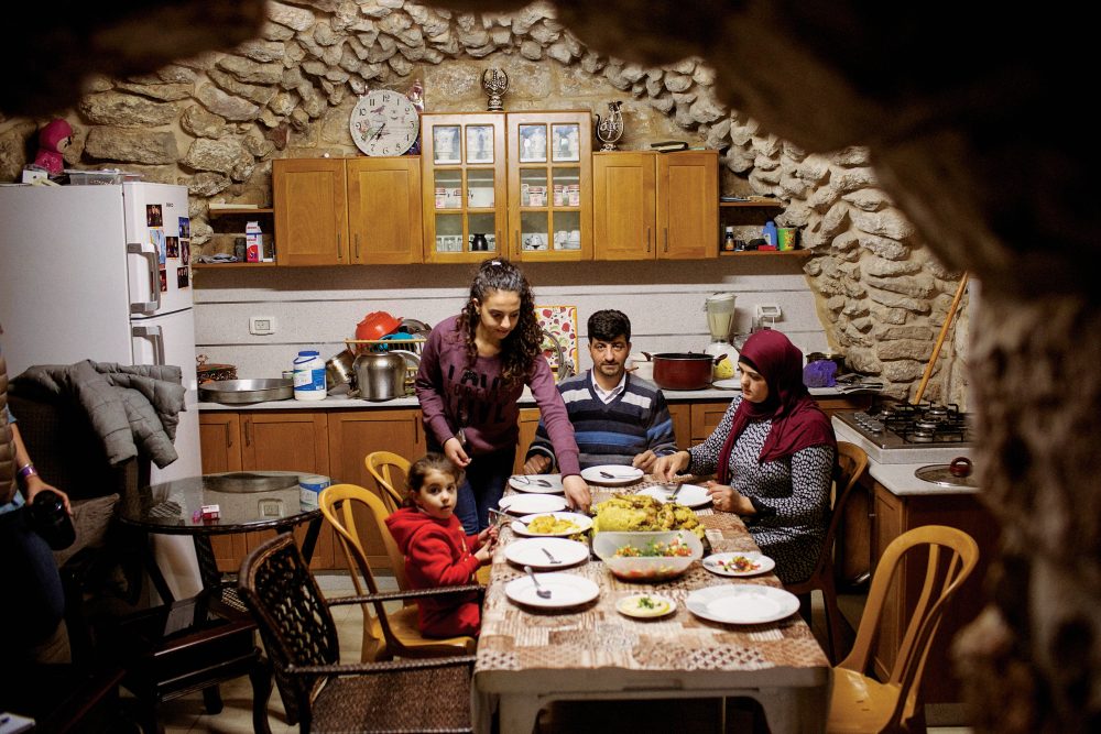 ​Samah Siam teaches Palestinian cooking at her home inside the Damascus Gate in the Old City of Jerusalem.