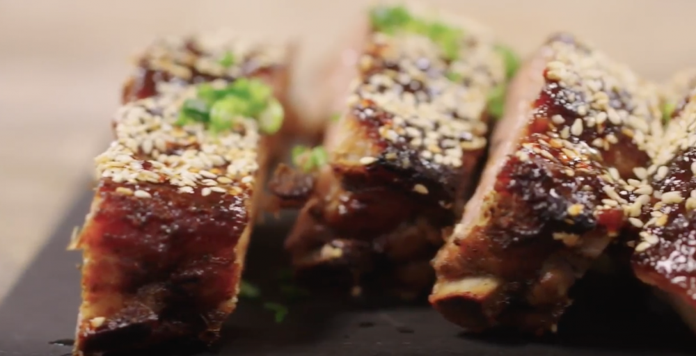 Smoky, Sticky Baby Back Ribs