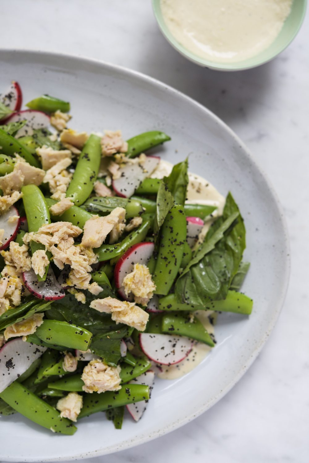 Sugar Snap and Radish Salad