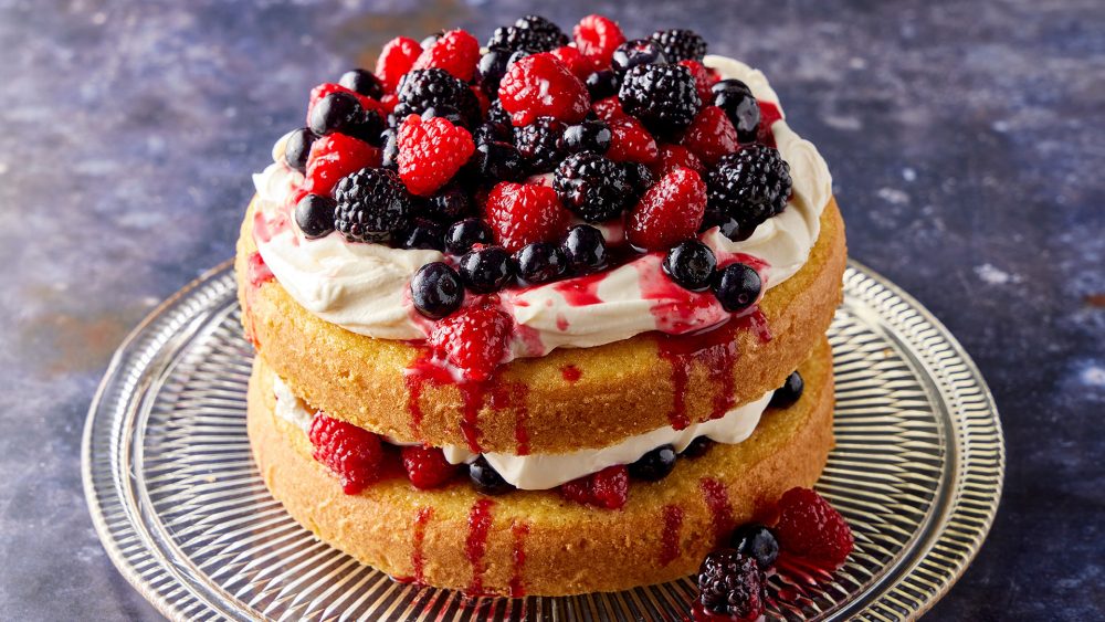 This Red White and Blue Cake Is Made in the Blender 1