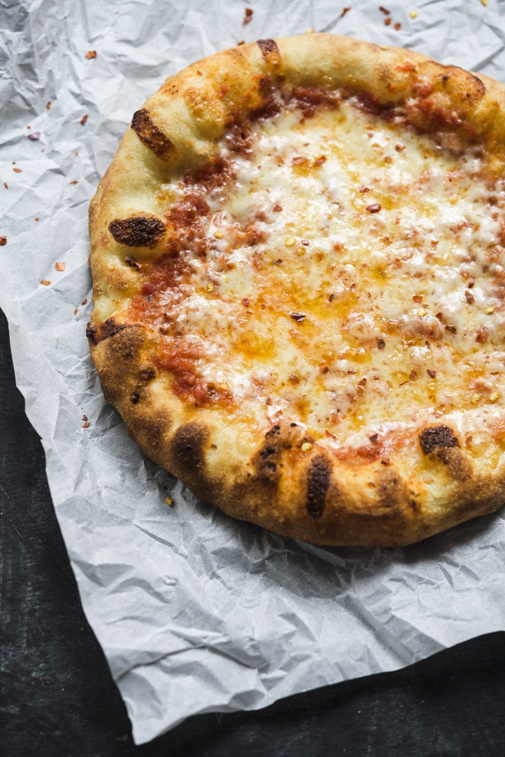 Three-Cheese Pizza