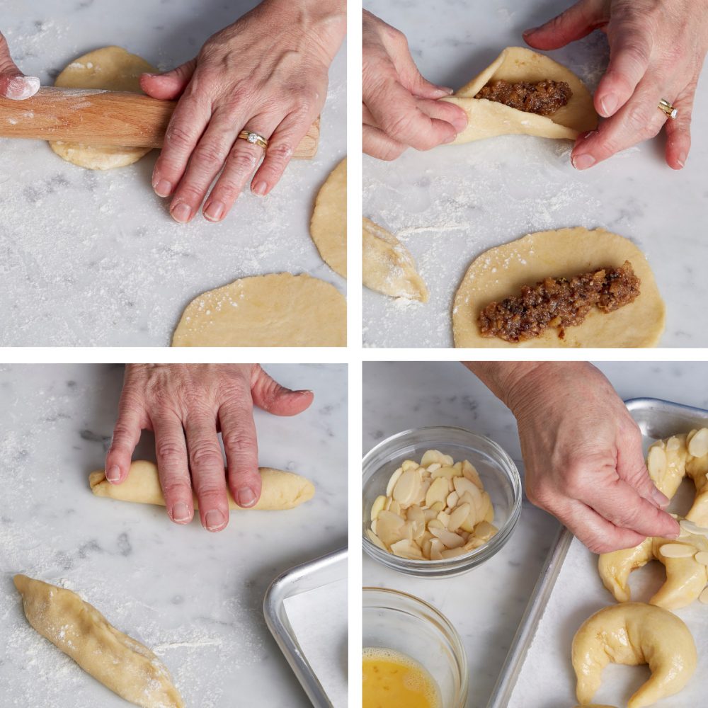 Turkish Crescent Cookies Steps
