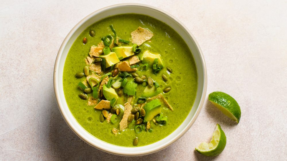 Zucchini Green Chili Soup FB