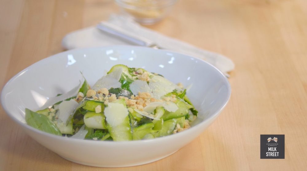 Zucchini: Shaved, not Spiralized
