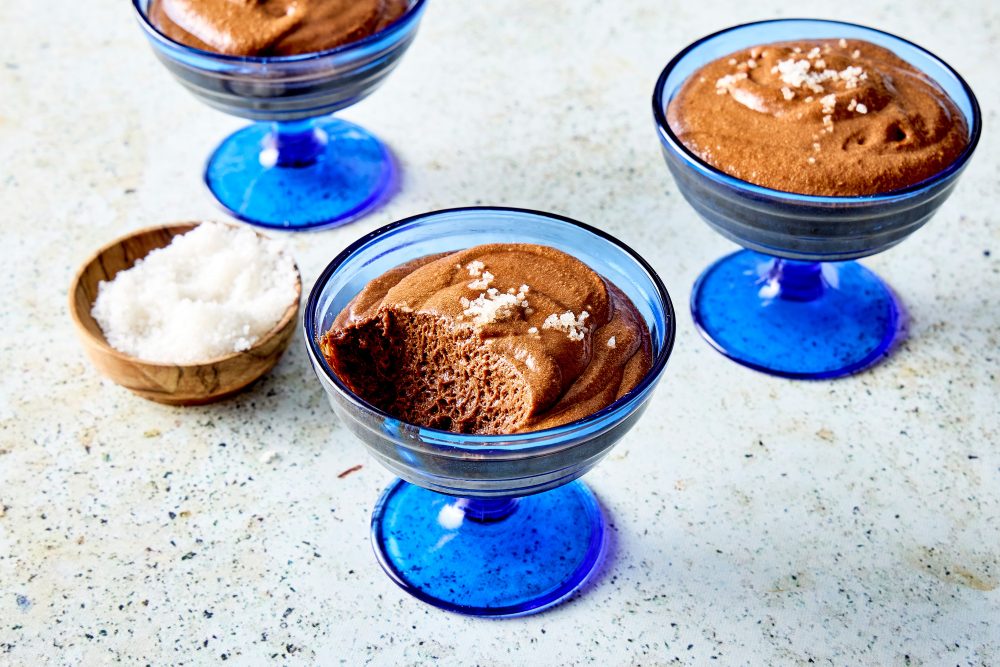 Best chocolate mousse is bitter and salty 1