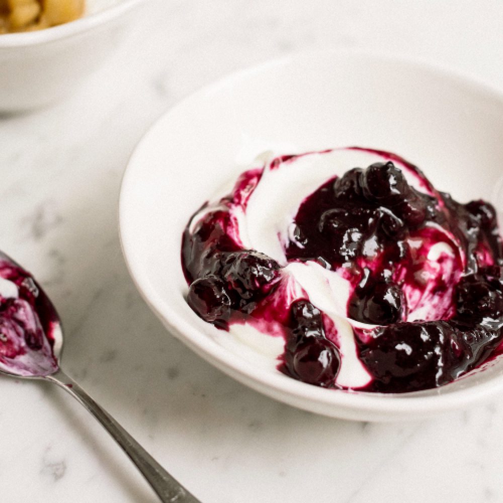 Blueberry lavender compote milk street