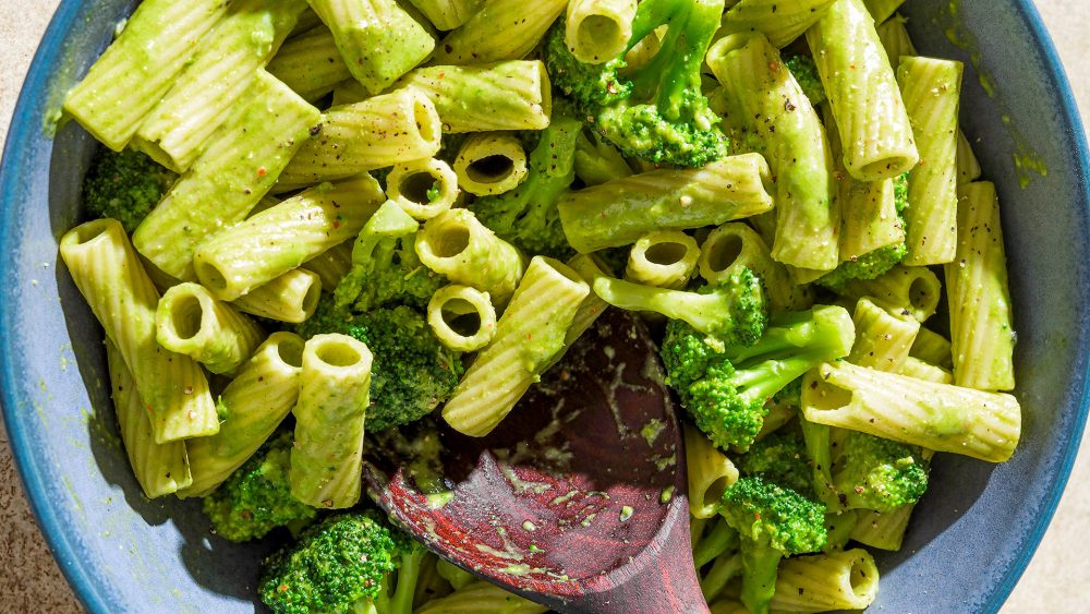 Broccoli stem pasta sauce 1