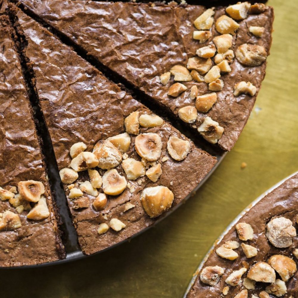 Chocolate hazelnut crostata