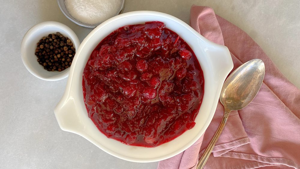 Cranberry sauce
