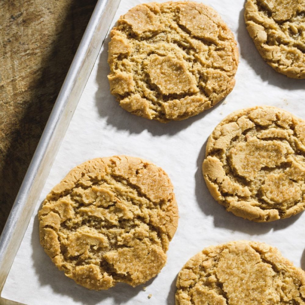 Peanut butter miso cookies milk street