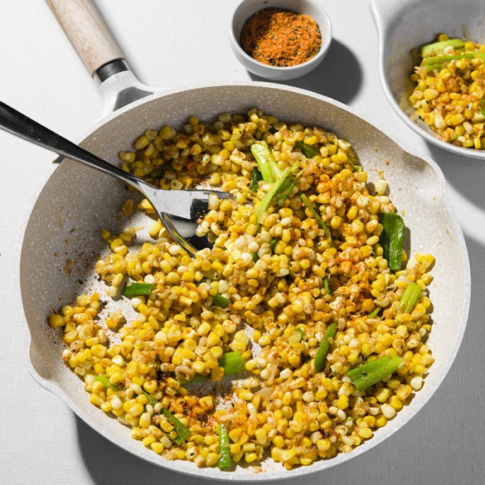 Sauteed corn miso butter milk street