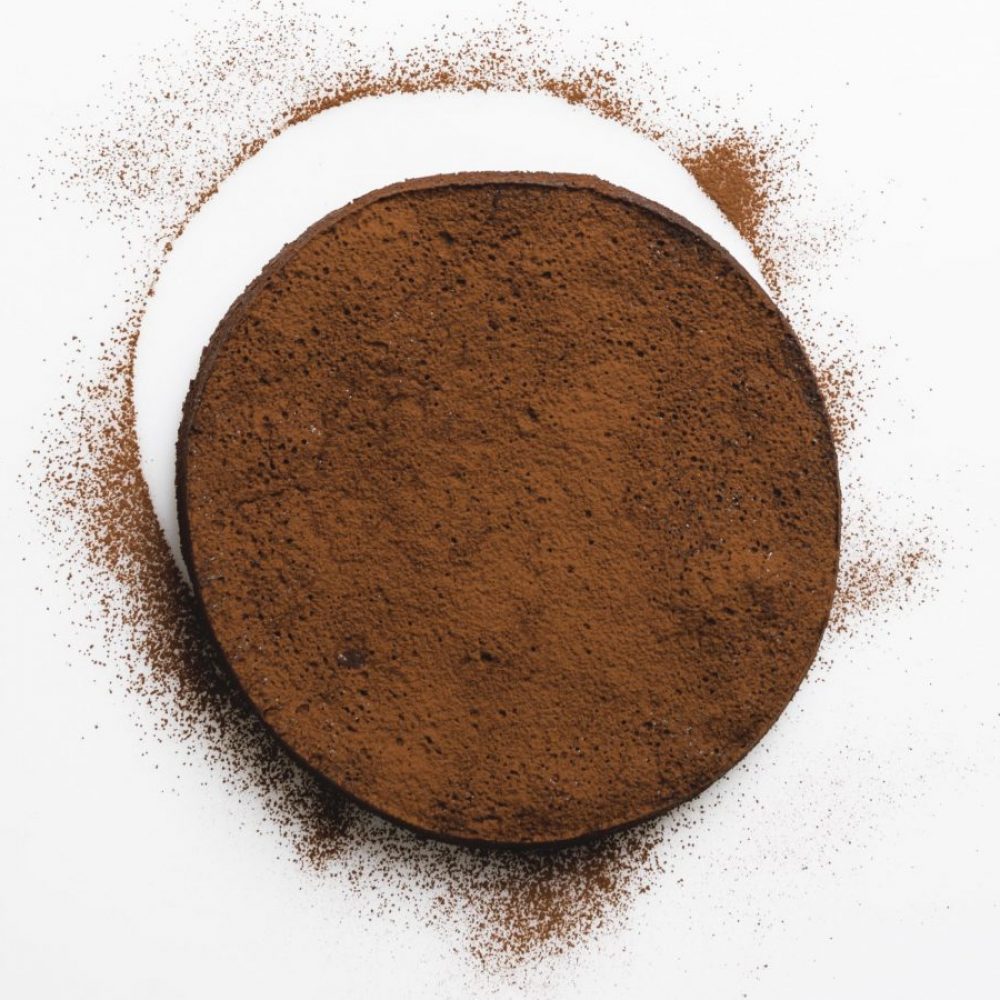 Swedish sticky chocolate cake milk street