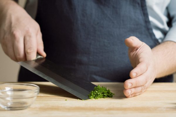 Chinese vegetable cleaver step 4