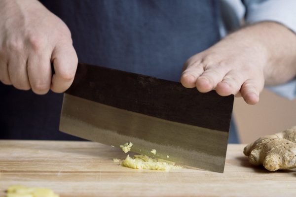 Chinese vegetable cleaver step 8