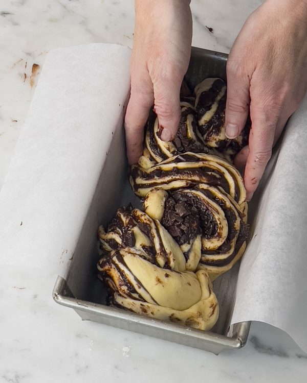 Chocolate Tahini Babka i48 Step 8