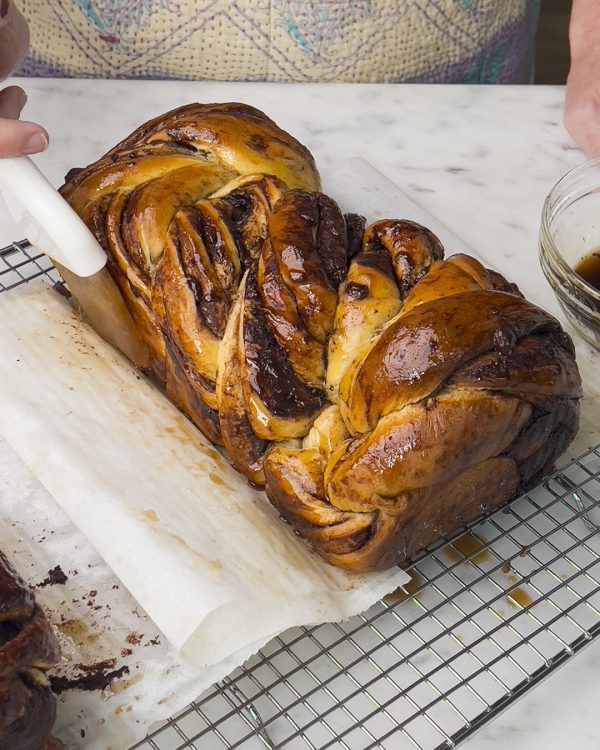 Chocolate Tahini Babka i48 Step 9