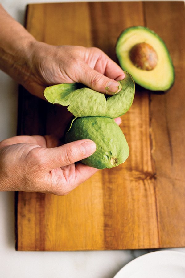 Fanning an Avocado - Step 1