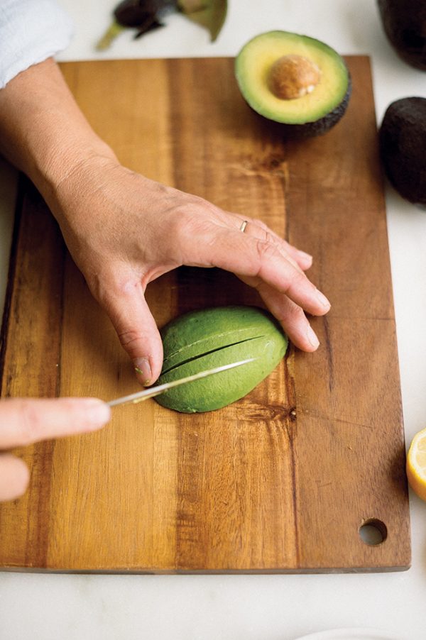 Fanning an Avocado - Step 2
