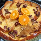2 MB Baked Eggnog Challah and Clemetine French Toast
