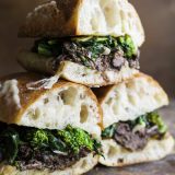 Beef Ragù and Broccoli Rabe Sandwiches