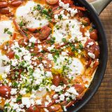 Harissa Shakshuka with Grape Tomatoes