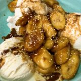 Miso Cardamom Bananas Foster