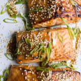 Miso-Glazed Broiled Salmon
