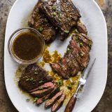 Pan-Seared Miso-Marinated Skirt Steak