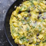 Potato and Eggplant Tortilla Española