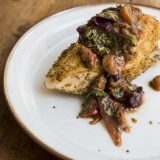 Roasted Chicken Breasts with Grapes and Sherry Vinegar