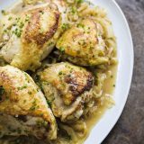 Senegalese Braised Chicken with Onions and Lime (Yassa Ginaar)