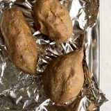 Sweet Potato Gratin with Vanilla Bean and Bay Leaves