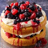 This Red White and Blue Cake Is Made in the Blender 1