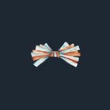 Bowtie on blue