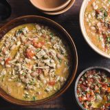 mexican-stewed-beans-shredded-pork-salsa-fresca