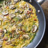 open-faced-omelet-middle-east-pepper-mushroom