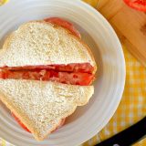 Tomato sandwich 1