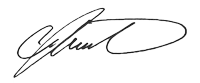 Chris signature