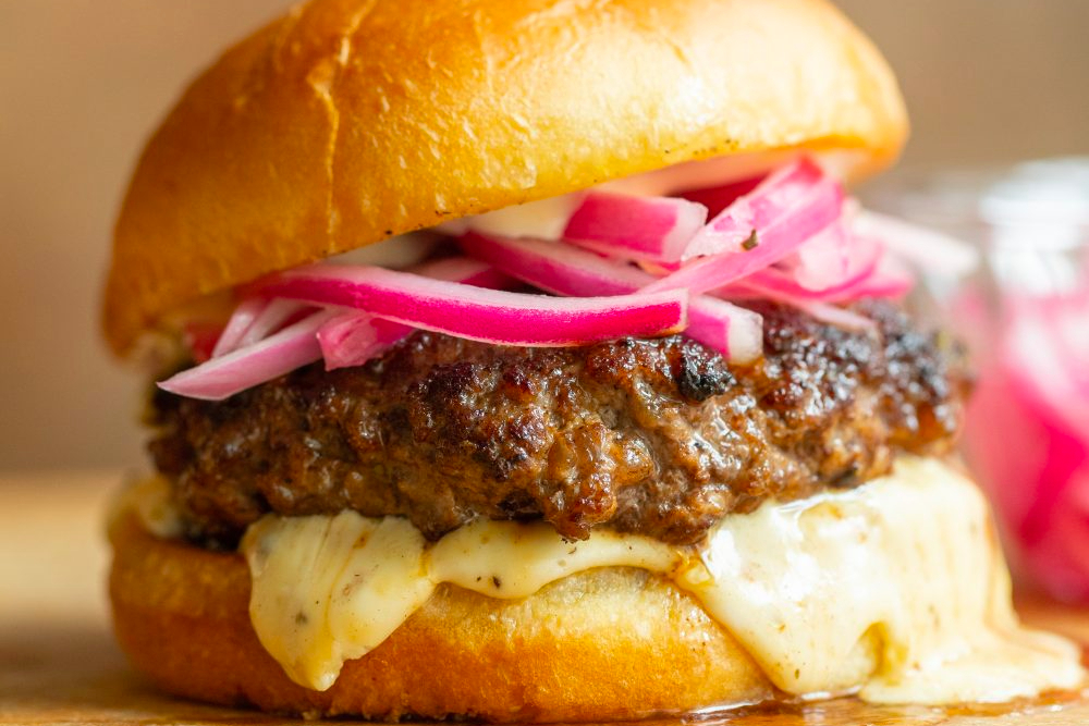 garlic-rosemary-burger-taleggio-sauce