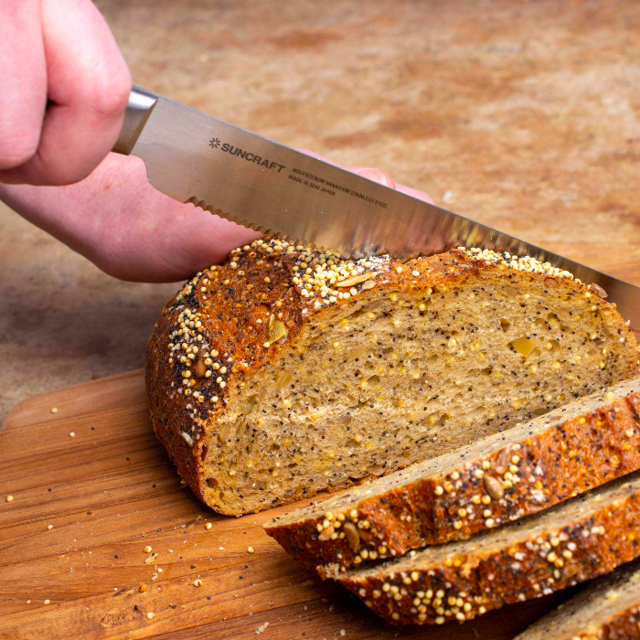 Suncraft Seseragi Bread Knife - Milk Street Store